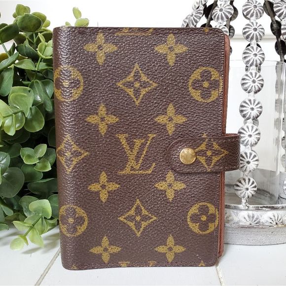 Louis Vuitton agenda passport size, Luxury, Bags & Wallets on